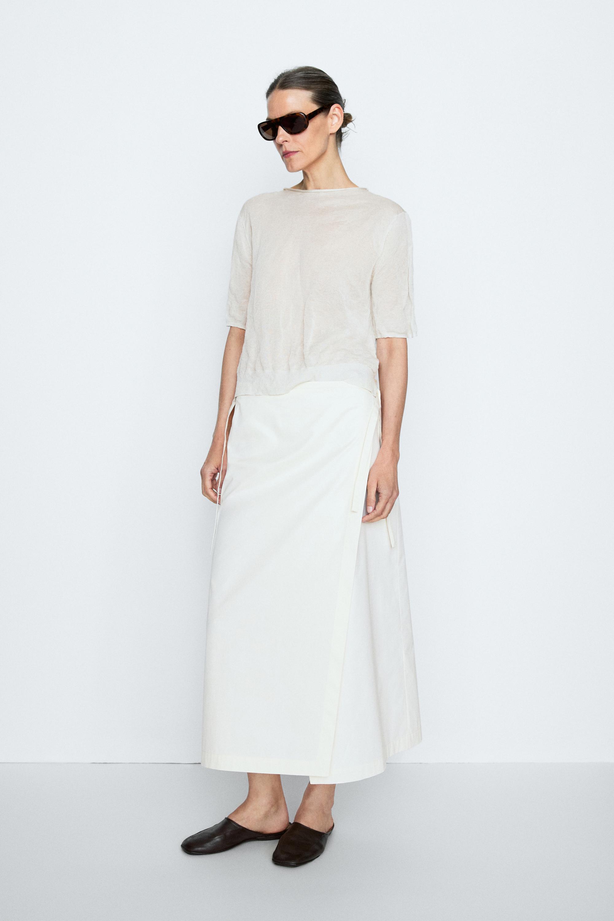 Jupe midi portefeuille - STUDIO